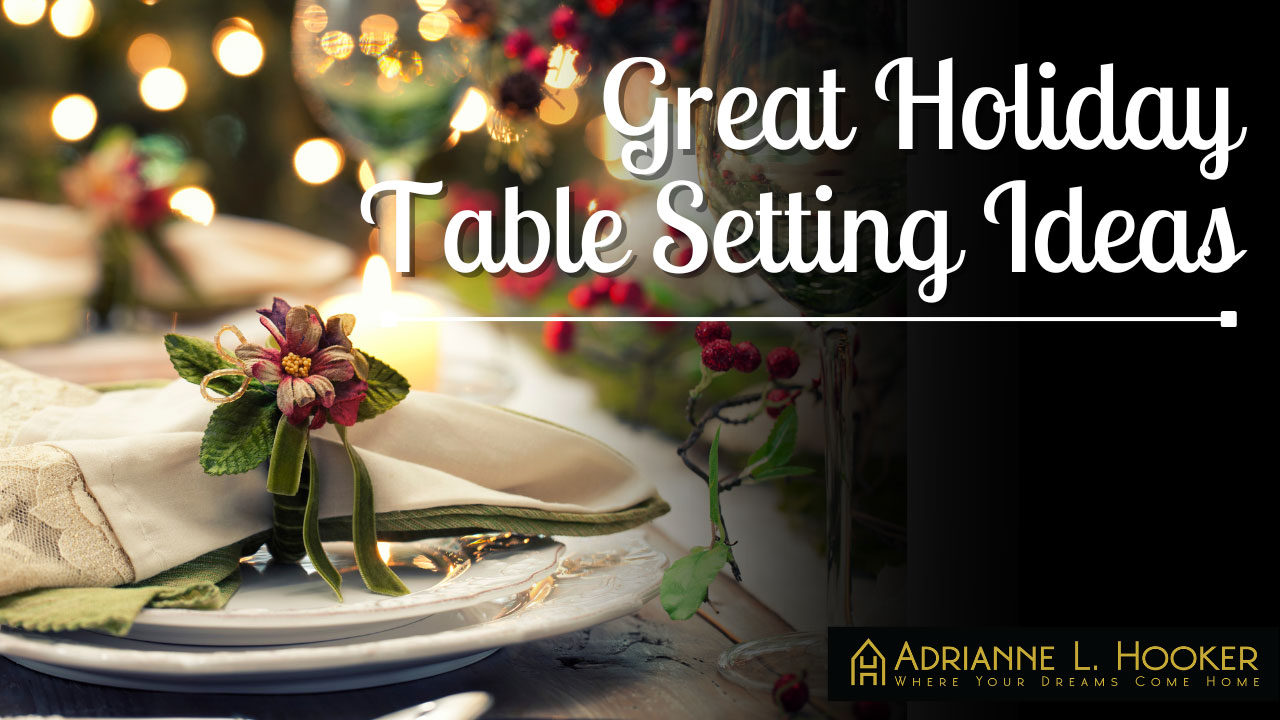 Great Holiday Table Setting ideas